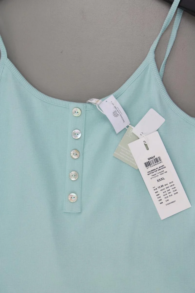 Only Top Gr. XL neu mit Etikett Neupreis: 12,99€! blau aus Baumwolle