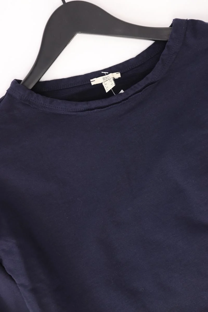 edc by Esprit Longsleeve-Shirt Gr. XS Langarm blau aus Baumwolle