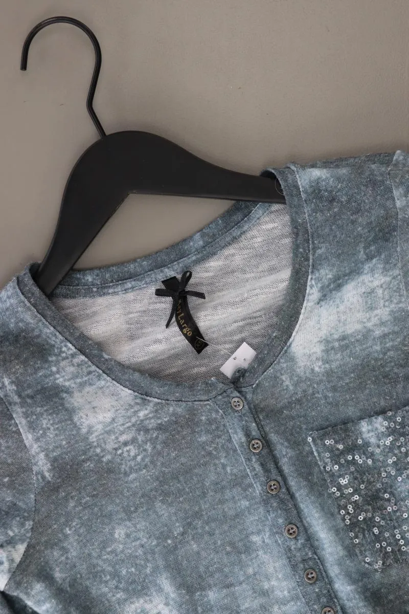 Key Largo Printshirt Gr. XS 3/4 Ärmel blau aus Polyester