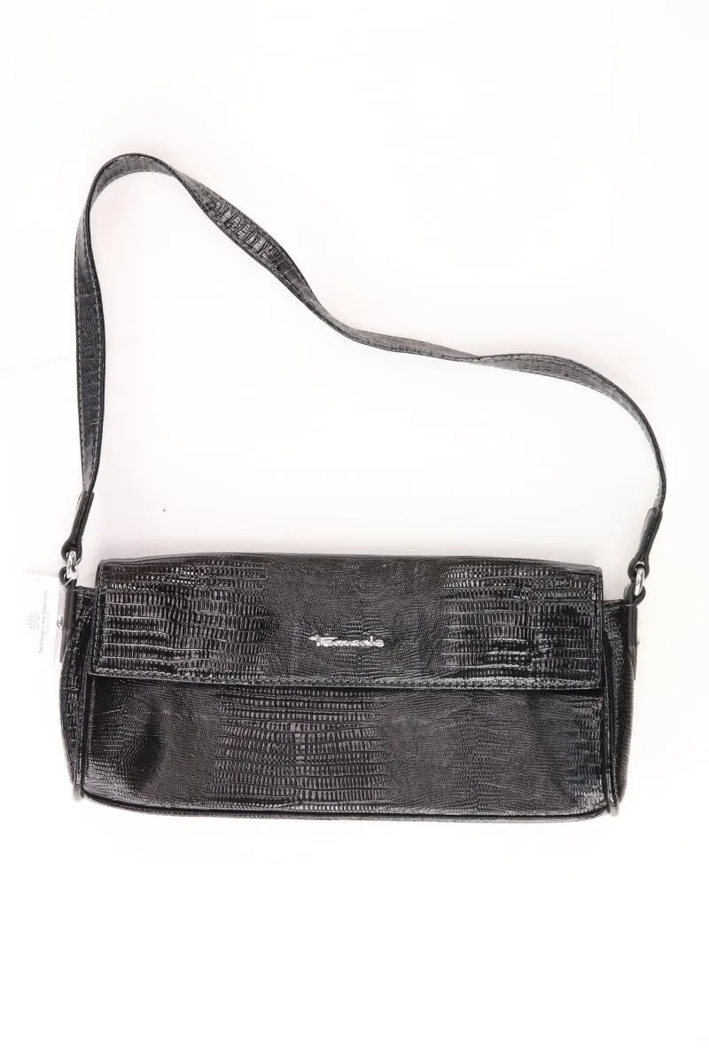 Tamaris Schultertasche schwarz aus Kunstleder