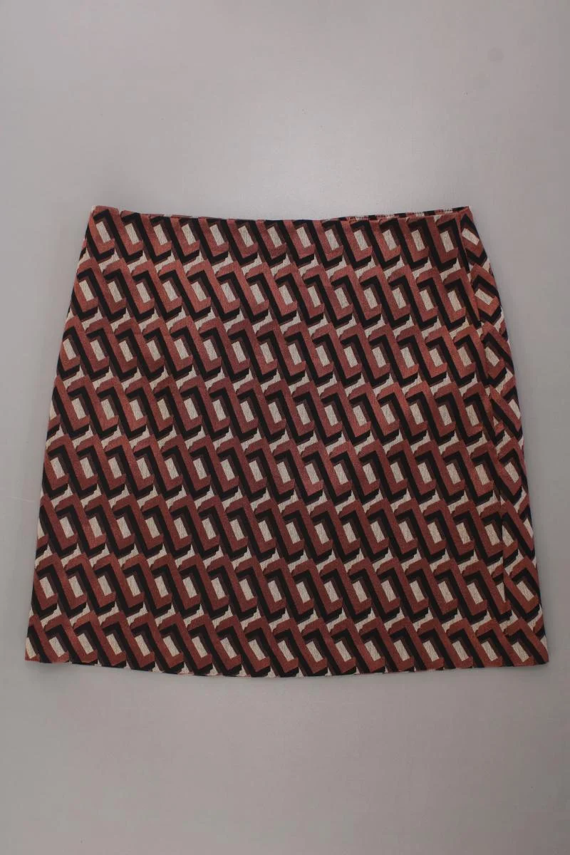 Hallhuber Donna Rock Gr. 38 geometrisches Muster braun aus Polyester