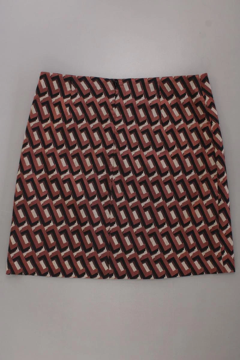 Hallhuber Donna Rock Gr. 38 geometrisches Muster braun aus Polyester