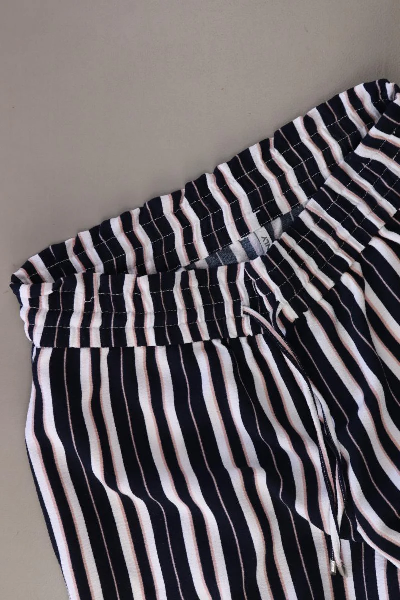 Only Stoffhose Gr. 34 gestreift blau aus Polyester