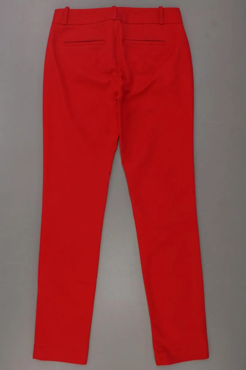 Calvin Klein Stoffhose Gr. UK 0 (XS) rot aus Baumwolle