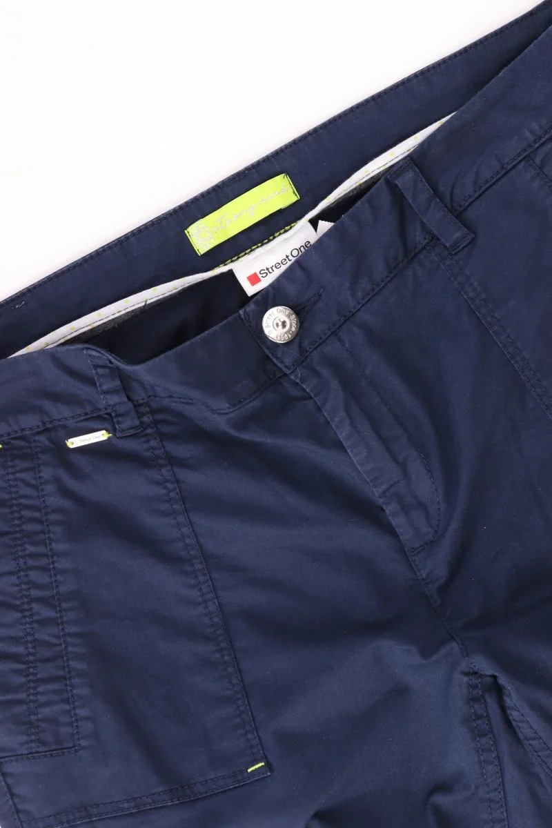 Street One Cargohose Gr. 40/L28 blau aus Baumwolle