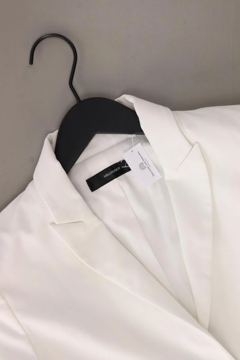 Hallhuber Longblazer Gr. 36 weiß aus Polyester