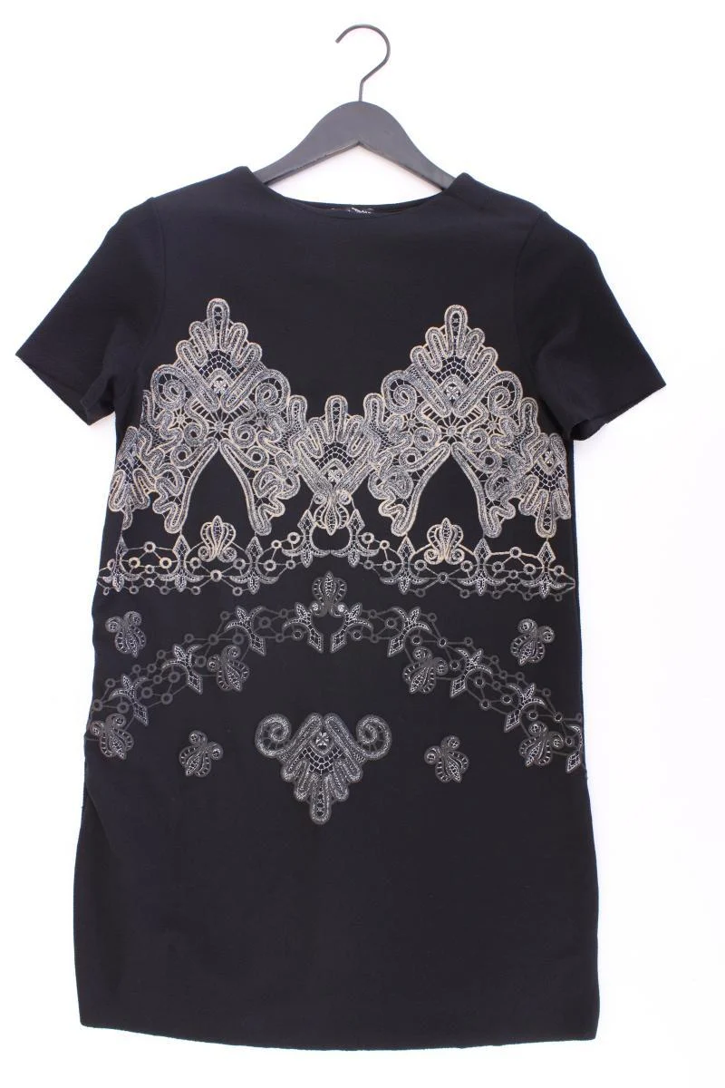 Zara Kurzarmkleid Gr. M schwarz