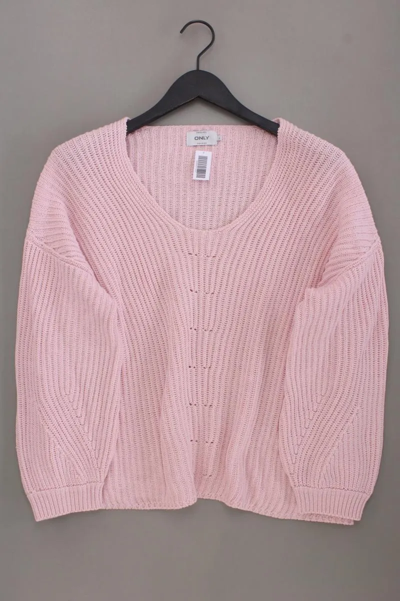 Only Grobstickpullover Gr. L rosa