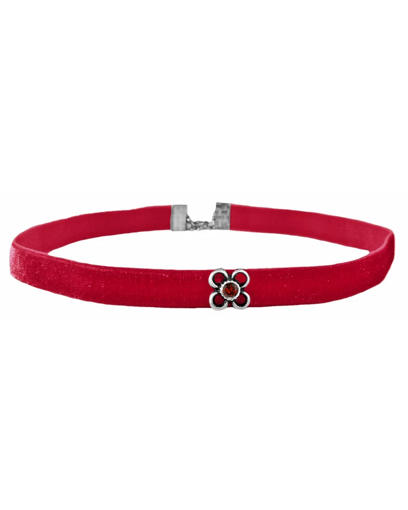 LUISIA® Samt Kropfband "Ramona" mit Premium Kristall | Rot