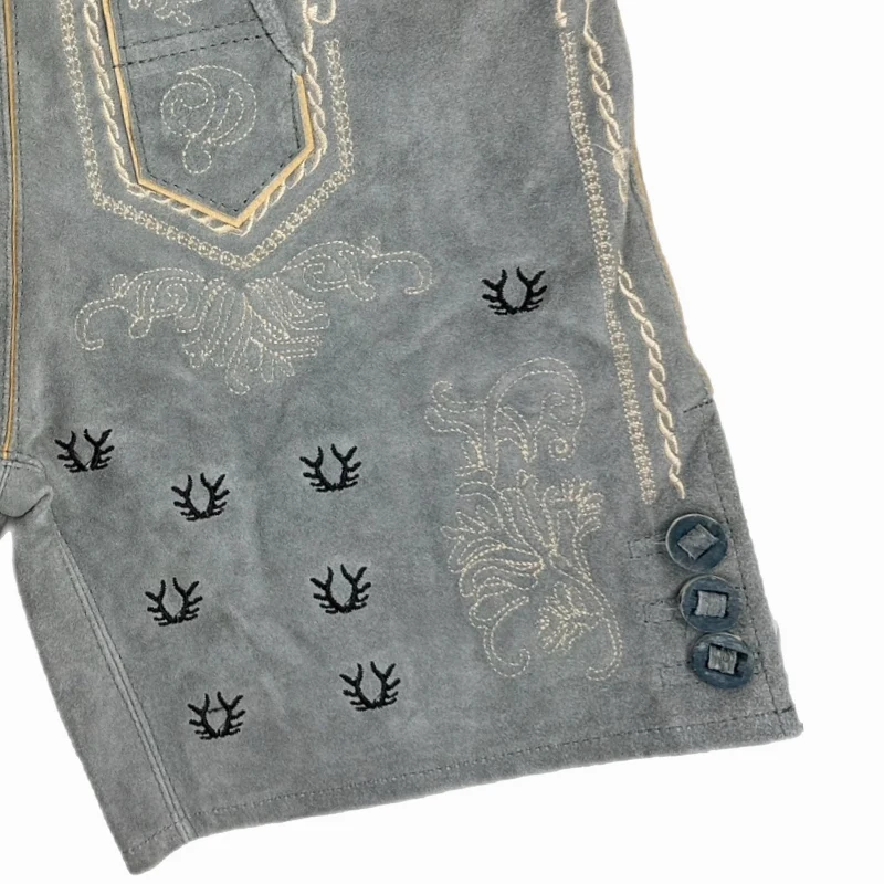 Lederhose Franz Grau