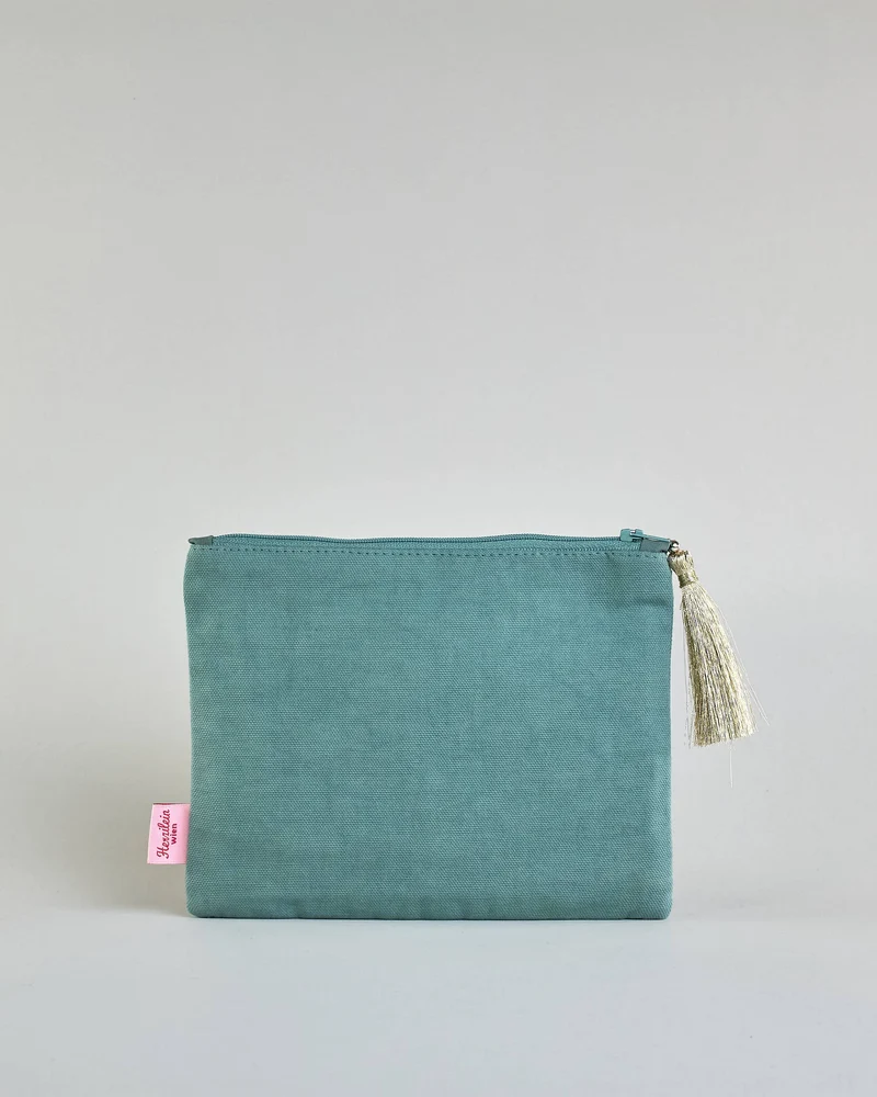 Kosmetiktasche Perlen - Libelle - Herzilein-Wien GmbH