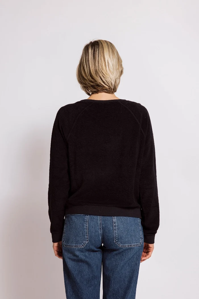 Zhrill Froteepullover Inge LS schwarz