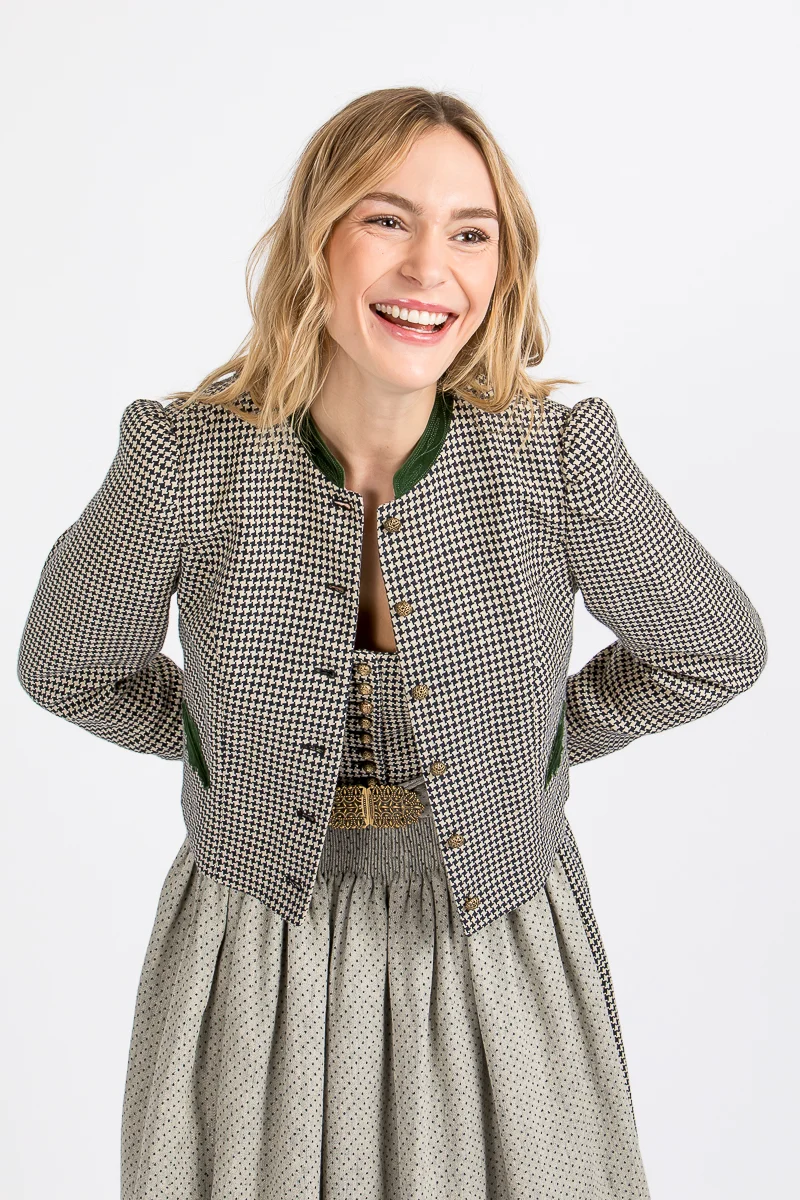 Gottseidank Trachtenjacke Flora Navy