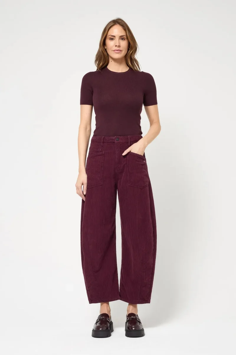 Gang Cordhose 94Odina purple smoke