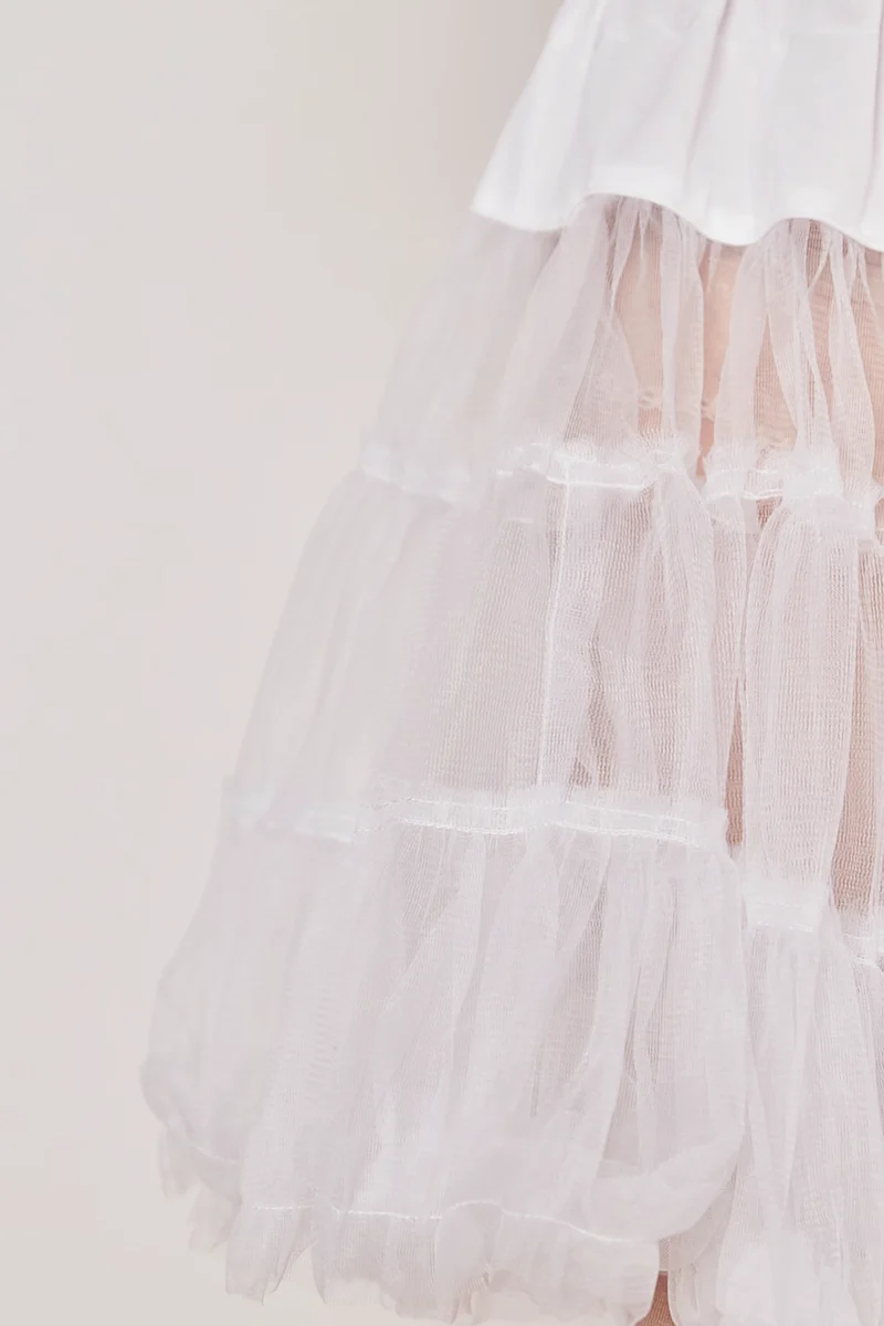 Petticoat 60 cm weiß KRÜGER