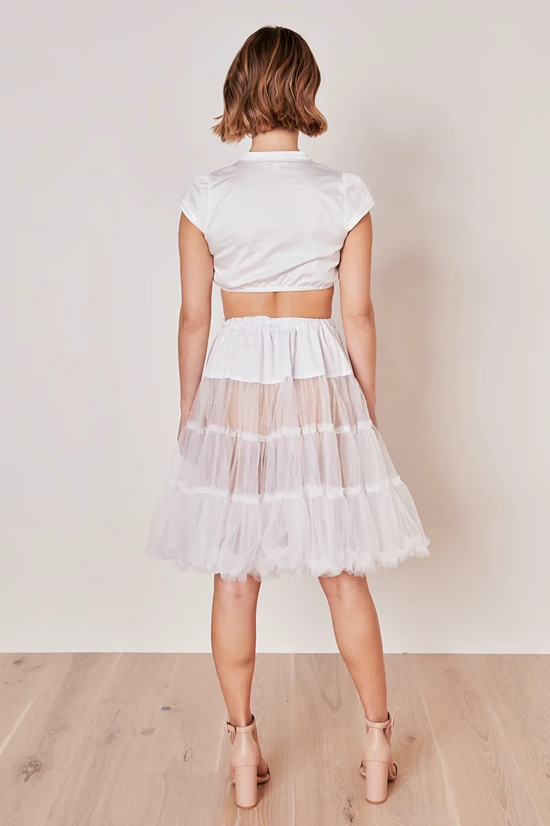 Petticoat 60 cm weiß KRÜGER