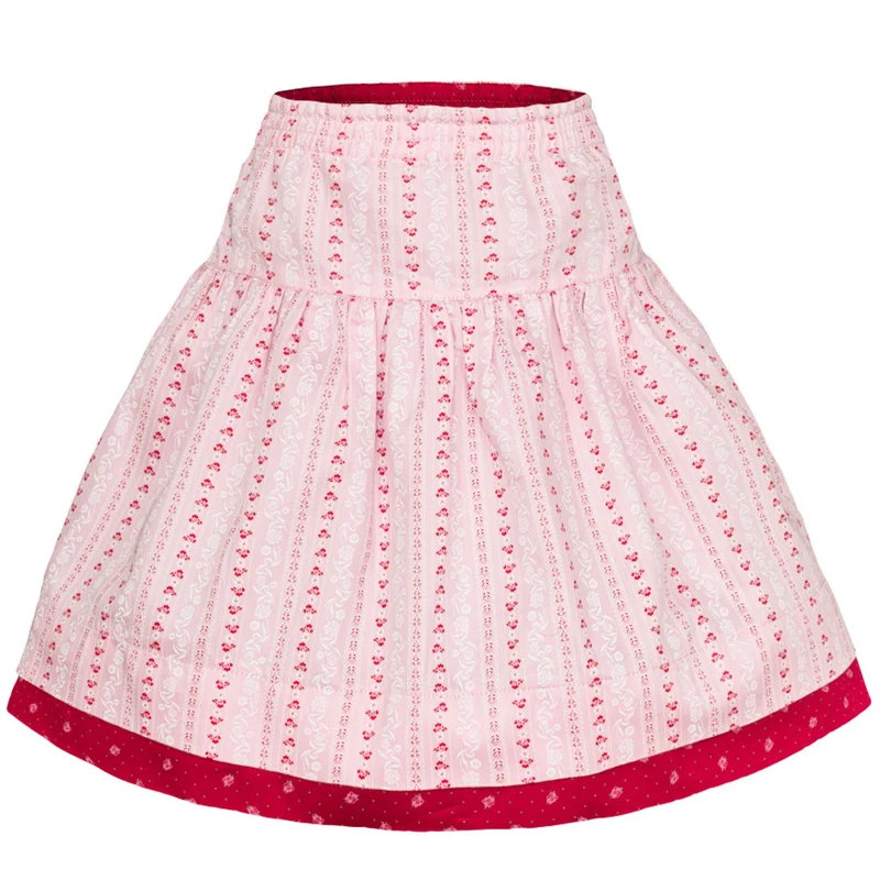 Isar-Trachten Mädchen Wenderock "Lisa" 60810 | Rosa Rot