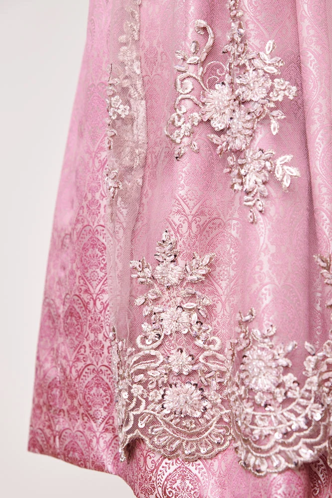 Krüger Dirndl "Pati" mit Spitzenschürze 116165 | Pink 70cm