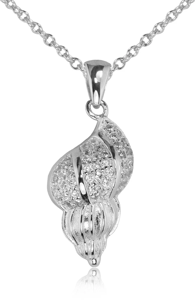LUISIA Halskette mit Anhänger "Muschel" 79273 | 925 Silber - 50cm Länge