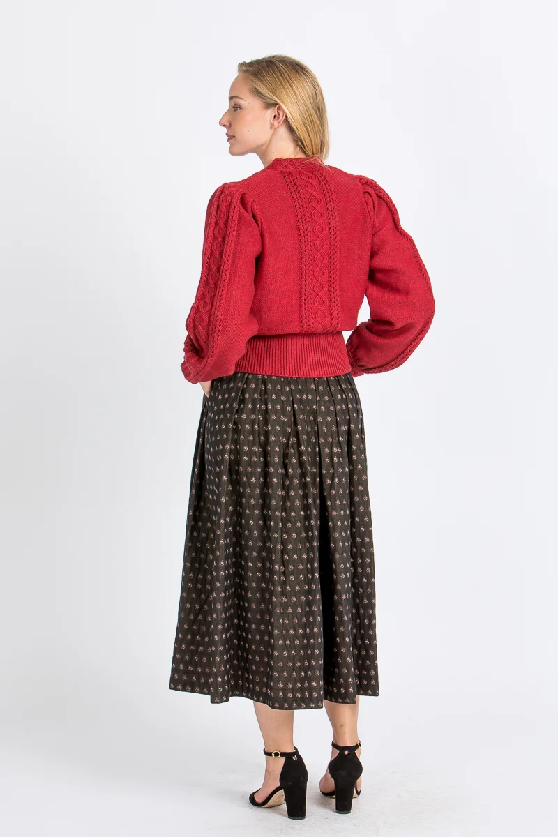 Gottseidank Strickjanker Lea rot