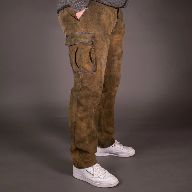 Datschi Trachten Lange Cargo Lederhose Ludwig Braun