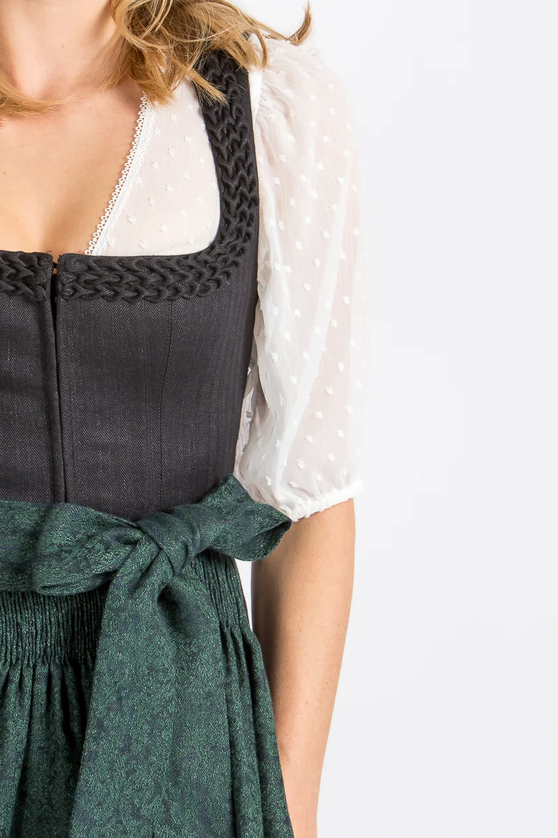 Gottseidank Dirndl Vreni carbonblau moor