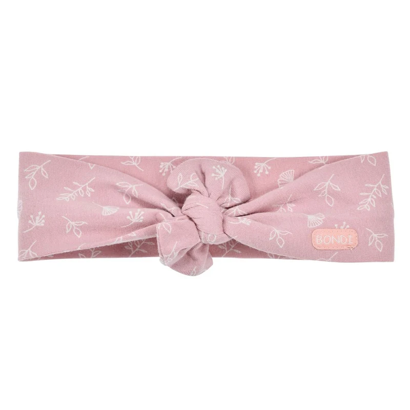 BONDI Baby Kinder Stirnband "Eule" 93739 | Rosewood Rosa