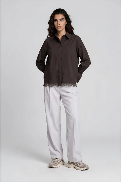 Milano Bluse mocca