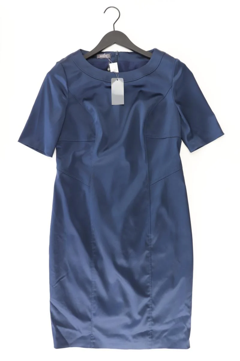 Basler Abendkleid Gr. 38 neu mit Etikett Kurzarm blau aus Polyester