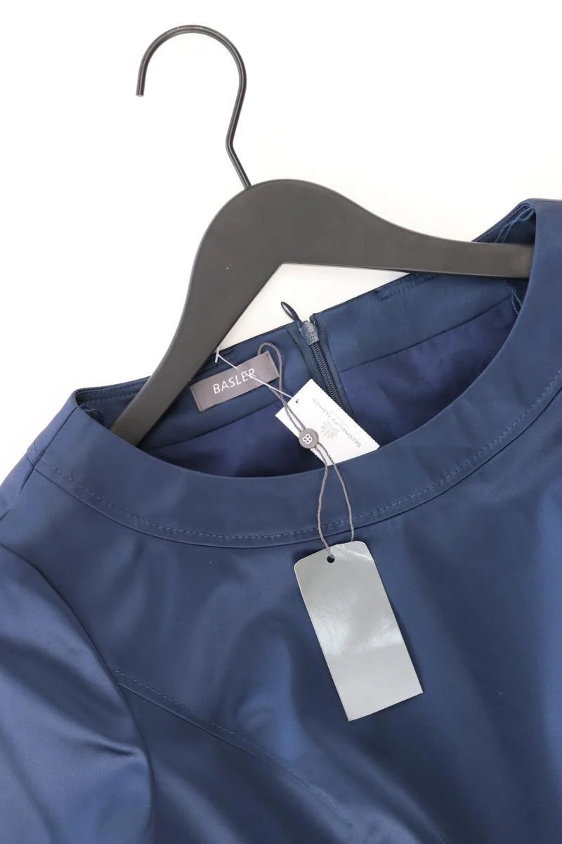 Basler Abendkleid Gr. 38 neu mit Etikett Kurzarm blau aus Polyester