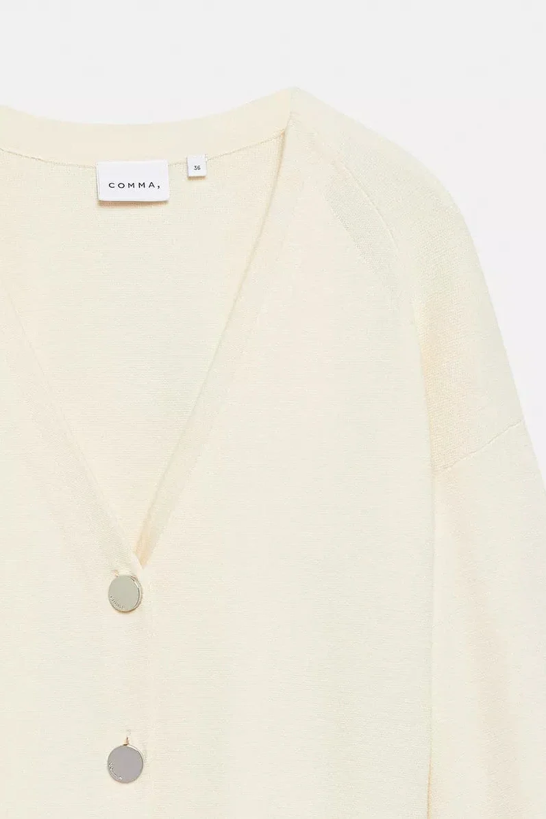 Comma Strickjacke eggnog
