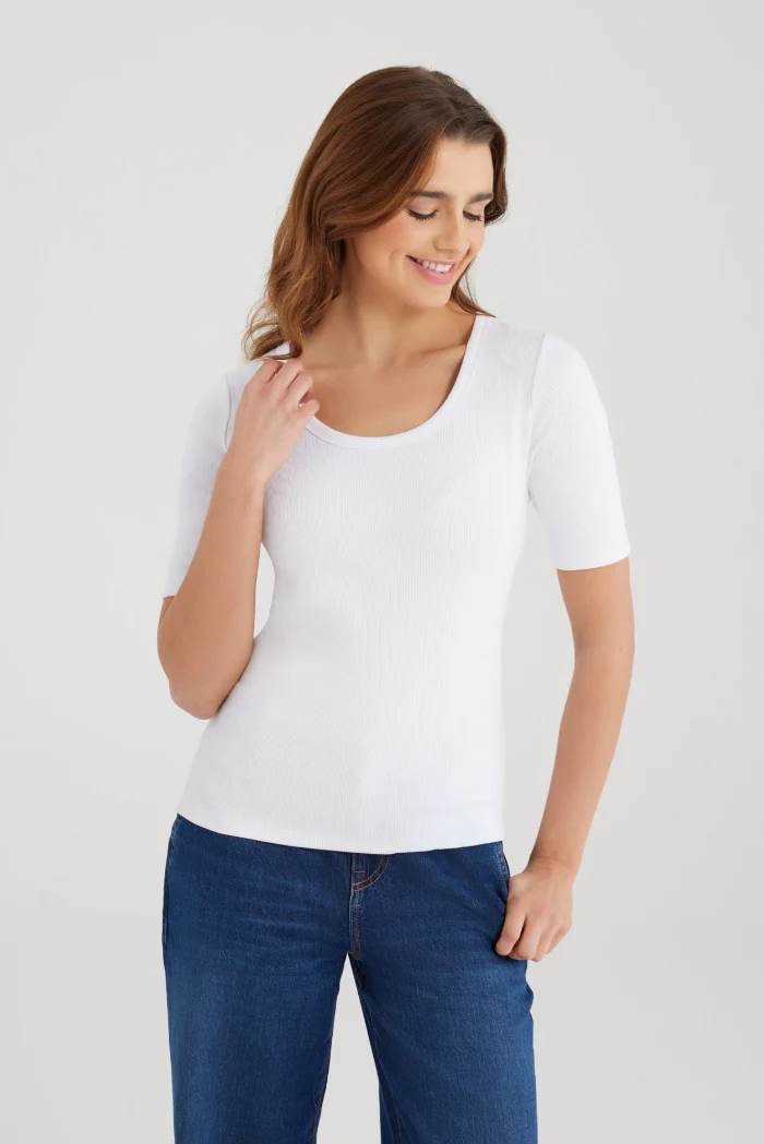 Cup of Joe T-shirt Alina white