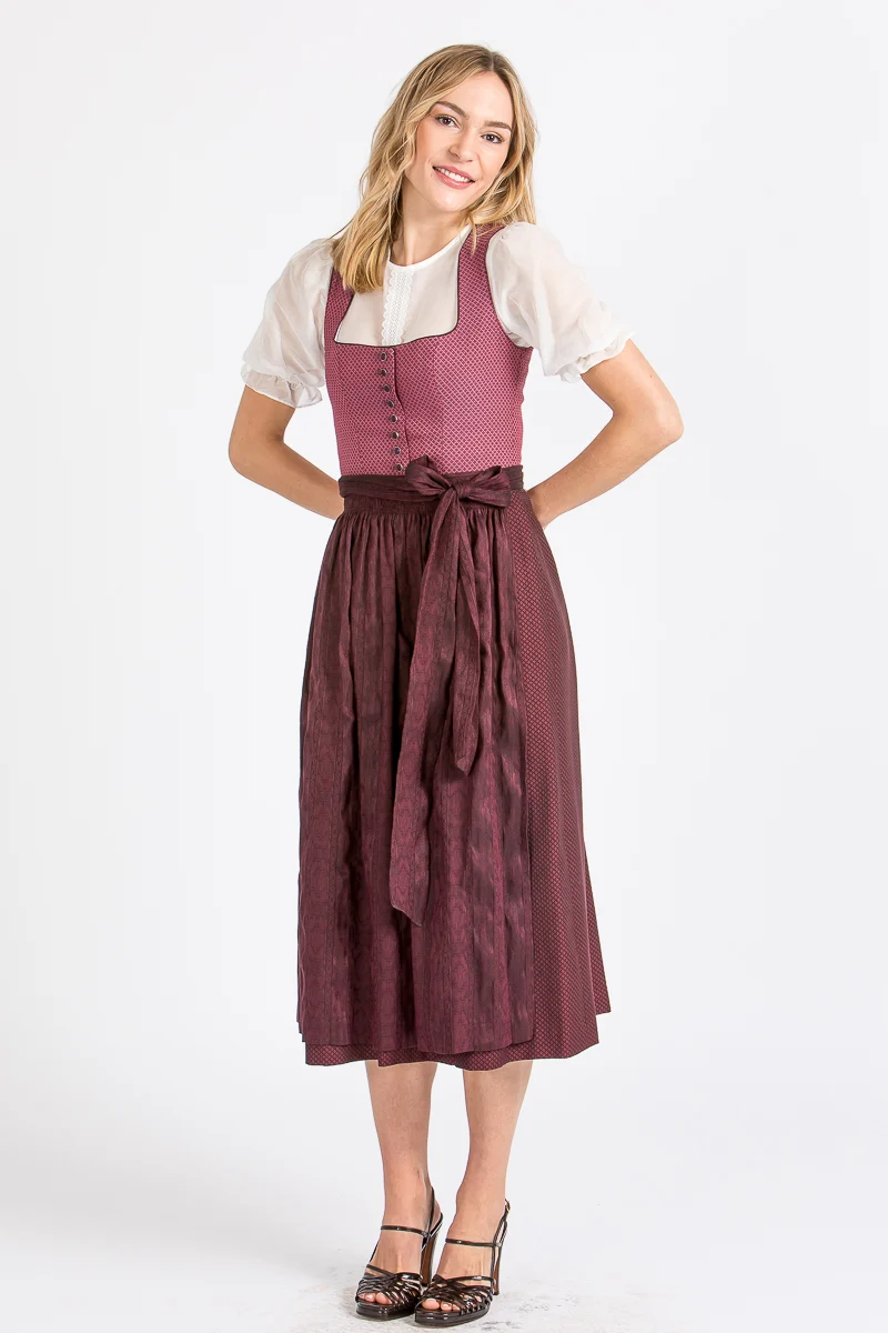 Wenger Dirndl Isolde bordeaux