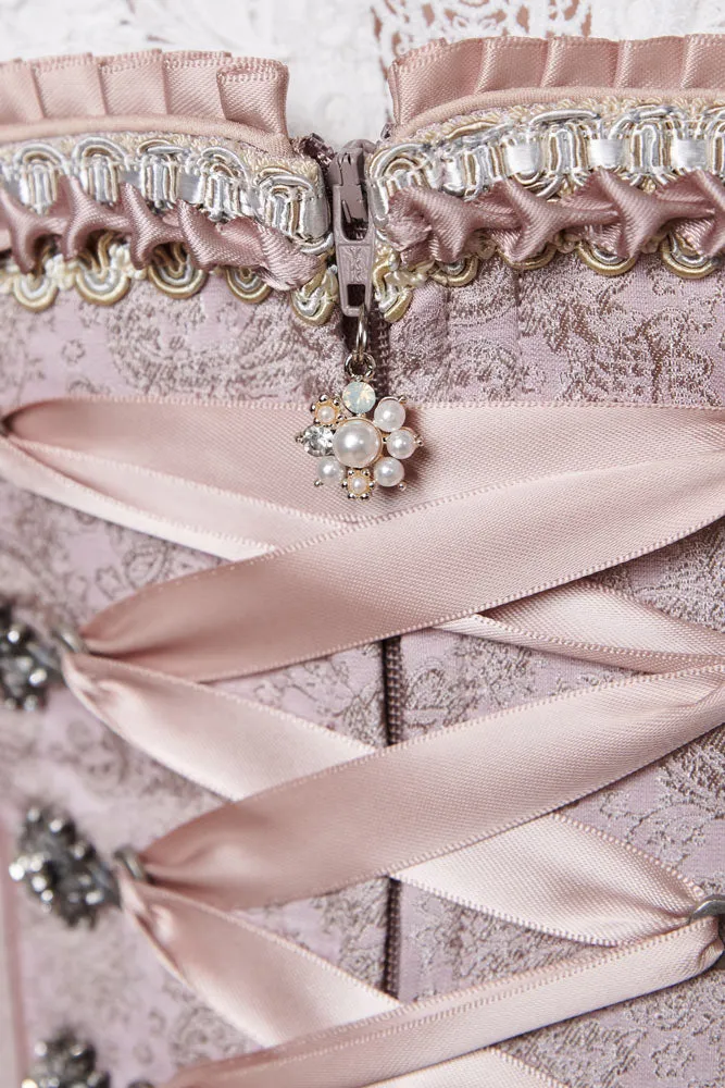 Krüger Dirndl "Enid" Elegant 114265 | Rosa - 70cm