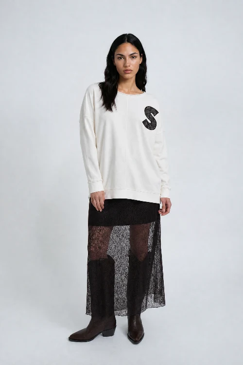 Smith & Soul Oversize Sweatshirt sand