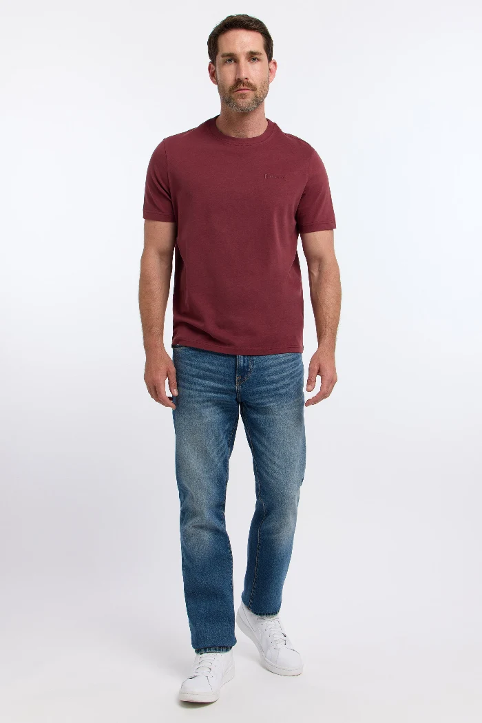 Elbsand Men T-Shirt Edo maroon