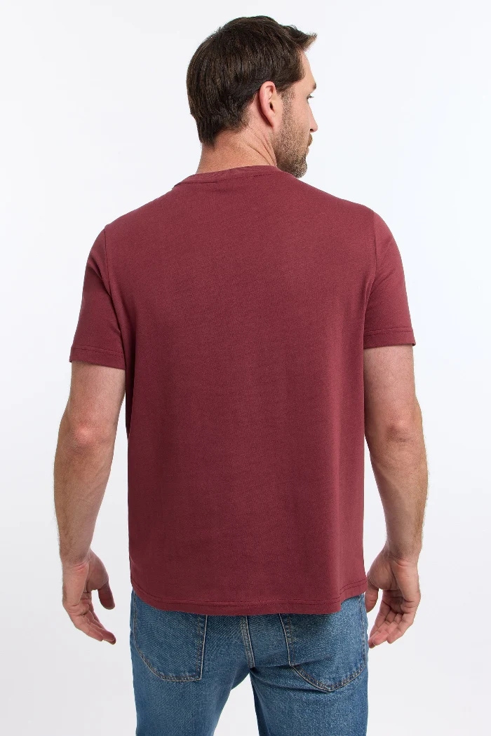 Elbsand Men T-Shirt Edo maroon