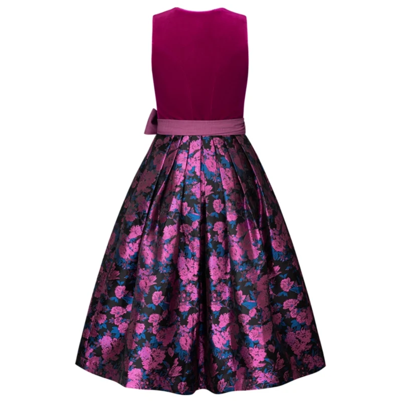 Dirndl Liga Di Bavaria Samt Rosen 70cm