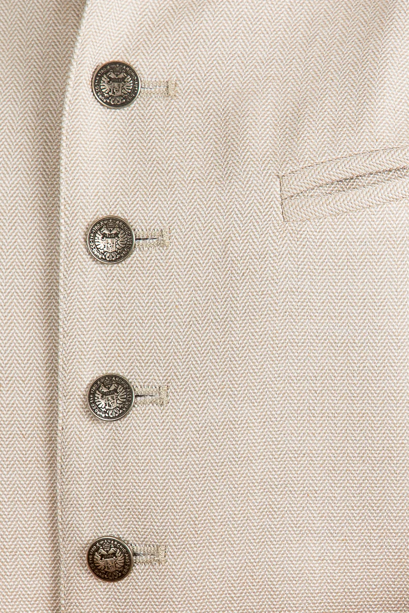Alpenherz Trachtenweste Sebastian beige