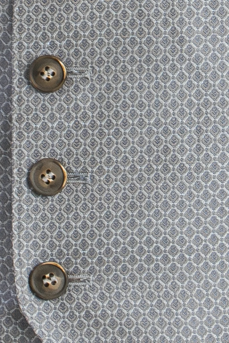 Grasegger Trachtenweste Voitl Graublau