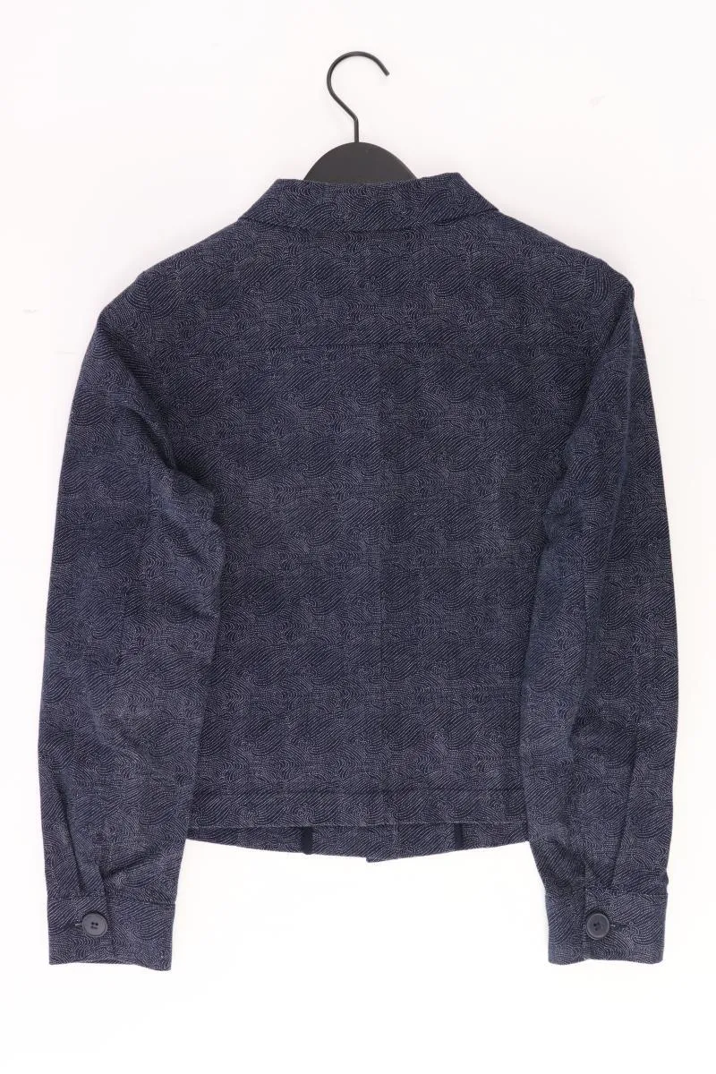Qiero! Regular Jacke Gr. 40 blau aus Baumwolle
