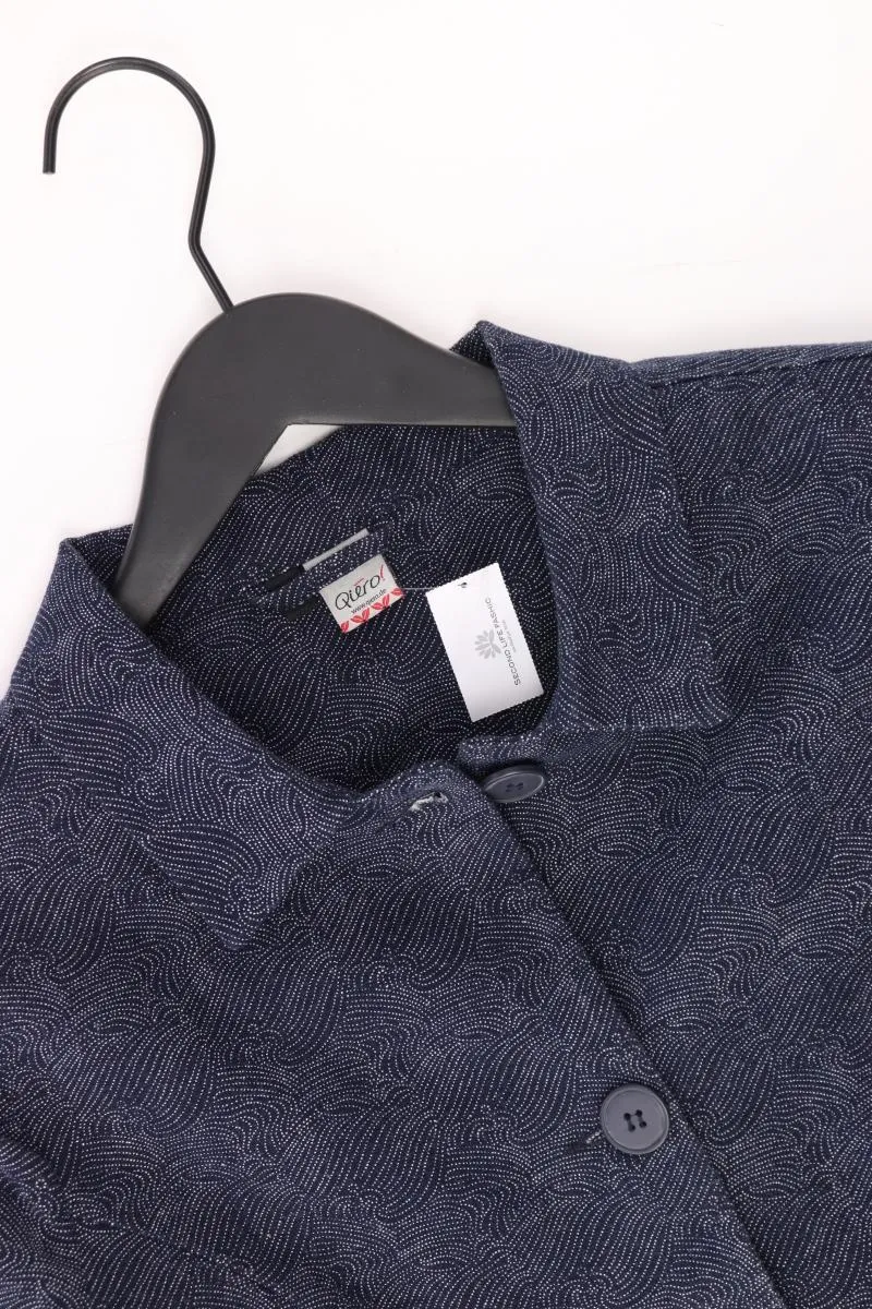Qiero! Regular Jacke Gr. 40 blau aus Baumwolle