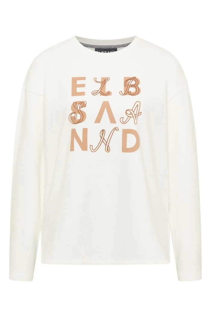 Elbsand Sweatshirt Edna cloud white