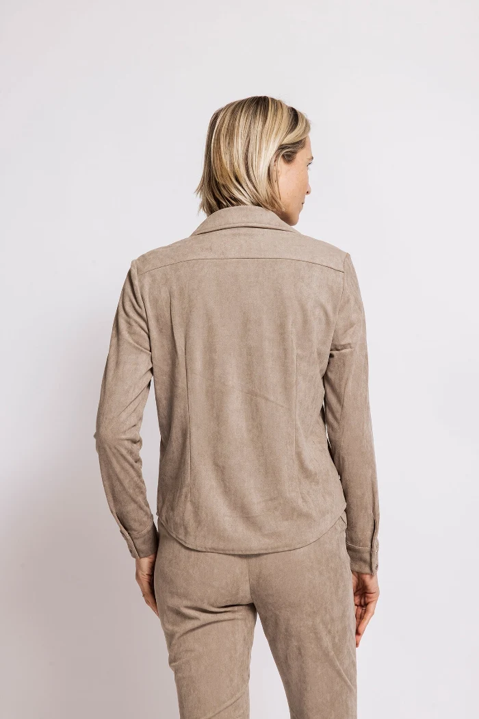 Zhrill Hemdbluse Faye sand/beige/taupe