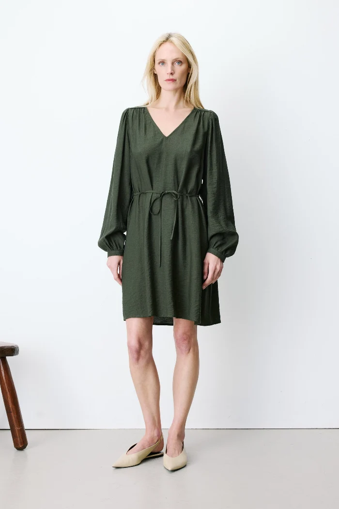Grace & Mila Kleid Alienor khaki