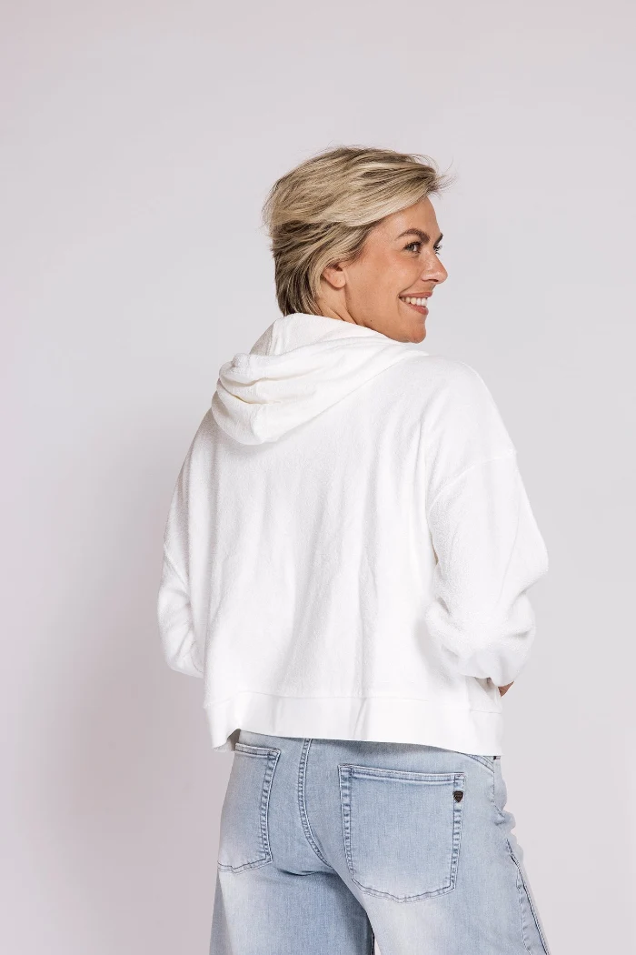 Zhrill Sweatjacke Ratana Zip weiß