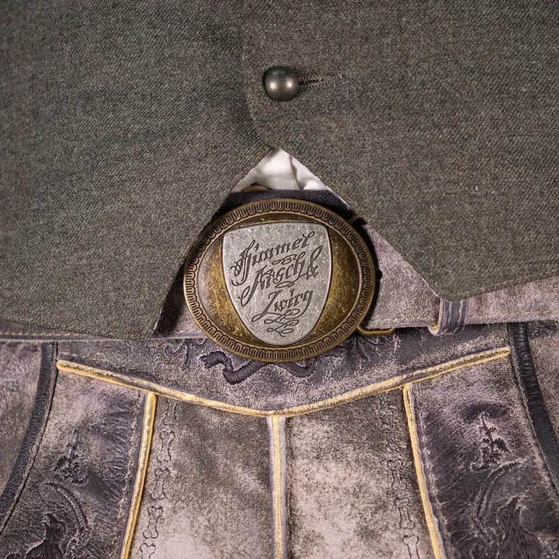 Himmel Arsch und Zwirn Lederhose Boandlkramer Nappato Stein Schwarz