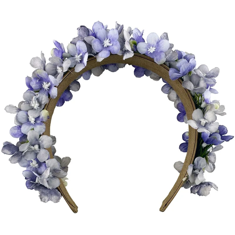 Blumen Haarreif "Marissa" mit zarten Blüten | Flieder
