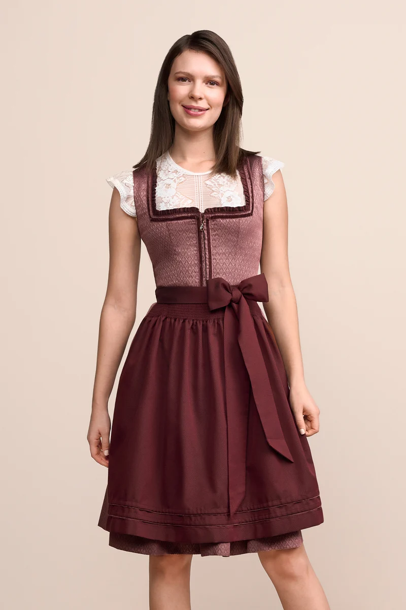 Krüger Dirndl Aveloria Bordeaux 60 cm