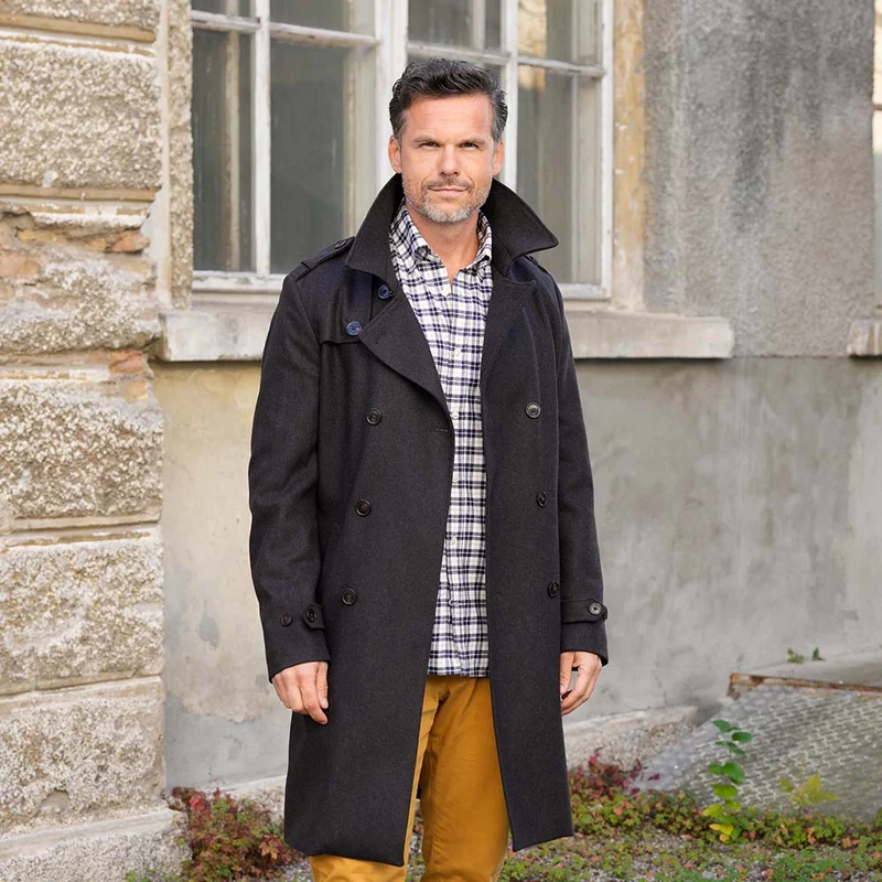 Flanellhemd Modern Fit mit Gittermuster